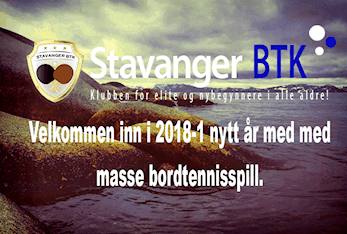 Stavanger bordtennisklubb ønsker alle et riktig Godt Nyttår